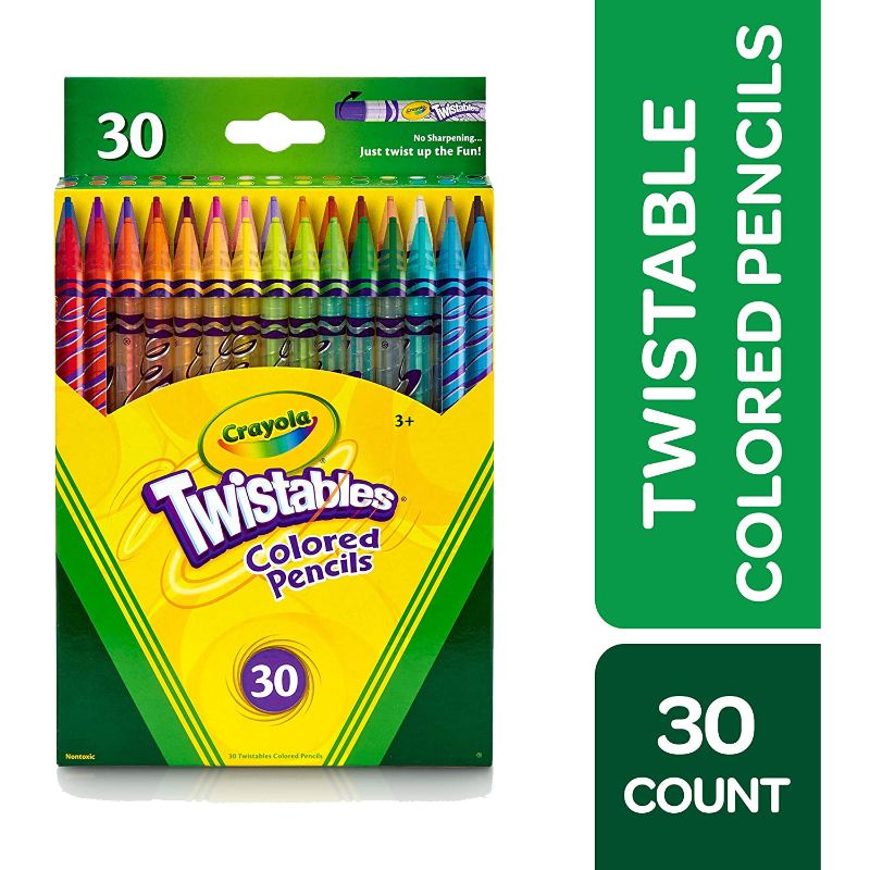 Crayola - Set of 30 Twistables Colored Pencils