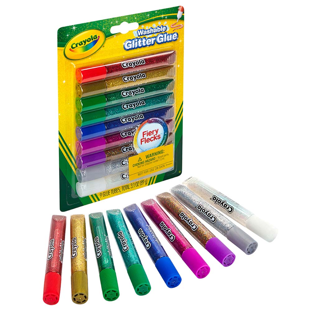 Crayola - 9 Glitter Glue