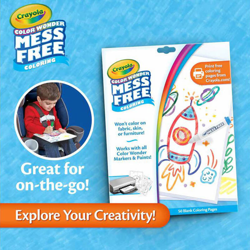 Crayola - Color Wonder Colouring Pages