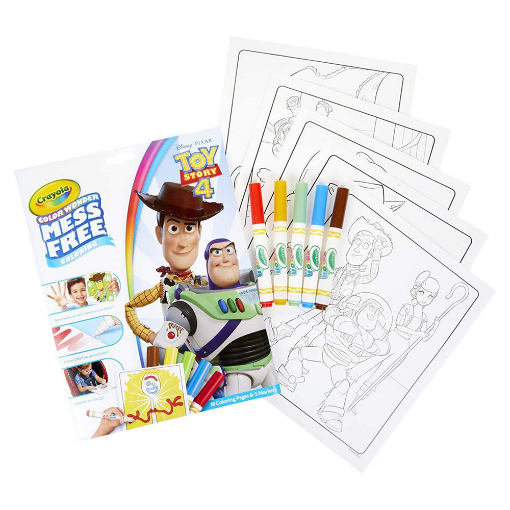 Crayola - Color Wonder Coloring Pad & Markers Toy Story 4 