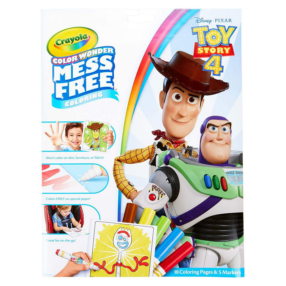 Crayola - Color Wonder Coloring Pad & Markers Toy Story 4 