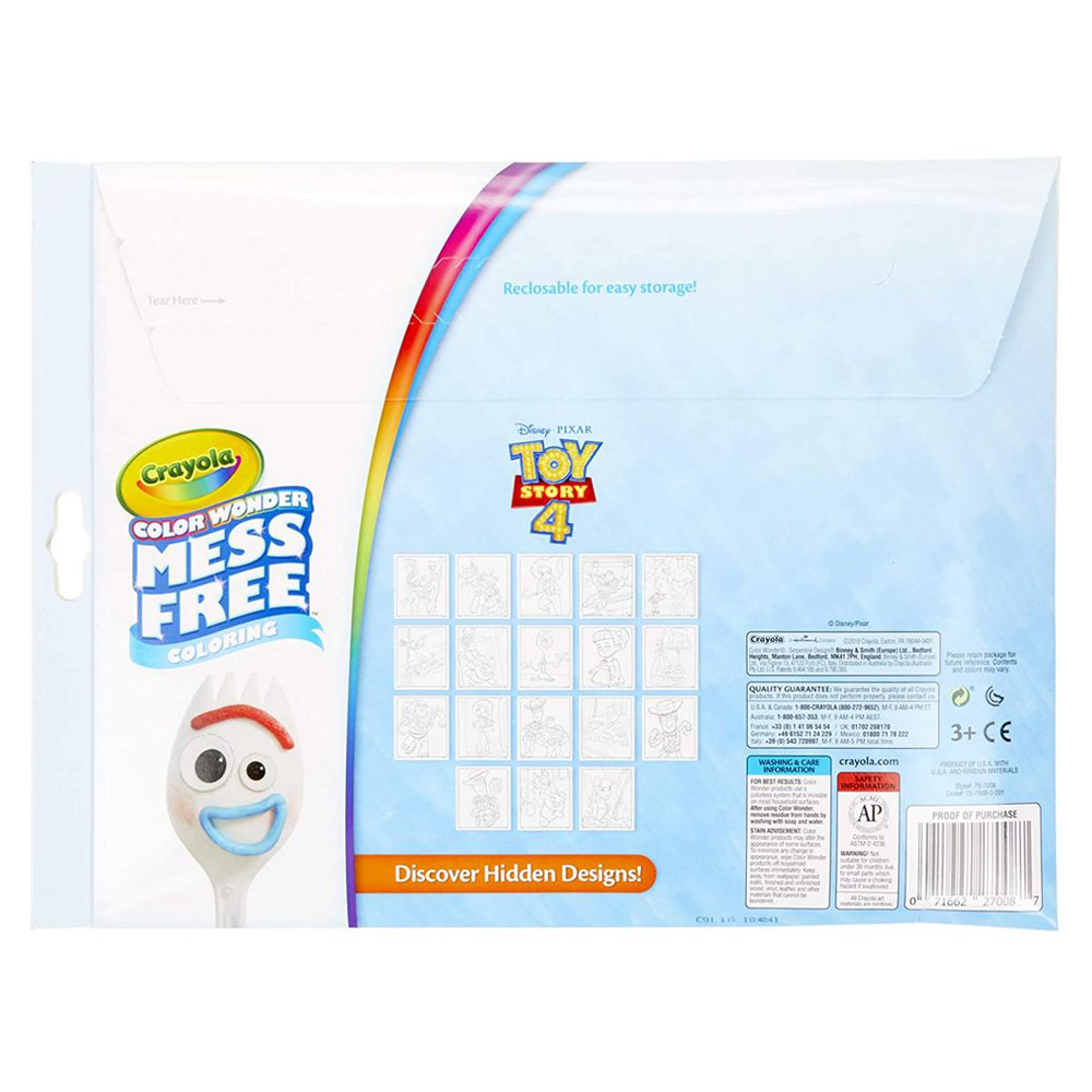 Crayola - Color Wonder Coloring Pad & Markers Toy Story 4 