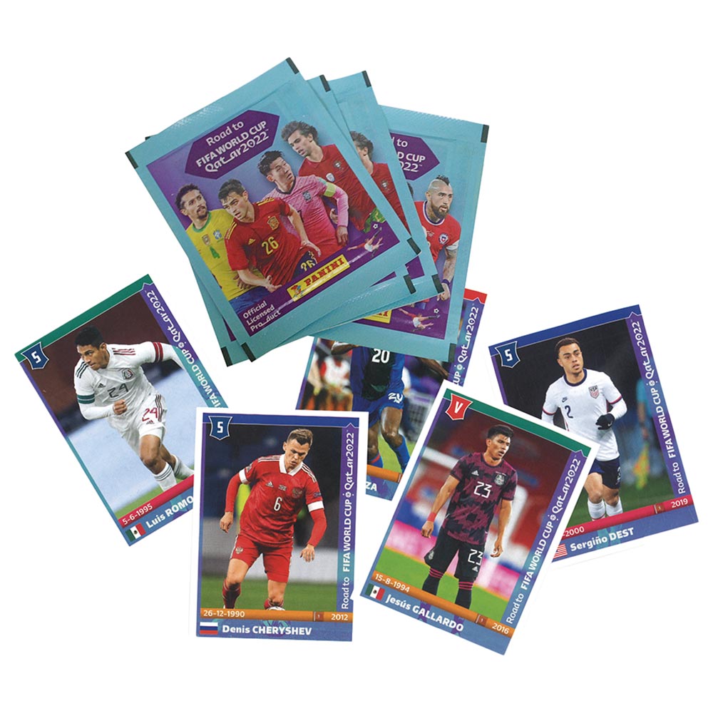 Panini - Road To Fifa World Cup Qatar 2022 Sticker - Pack of 5