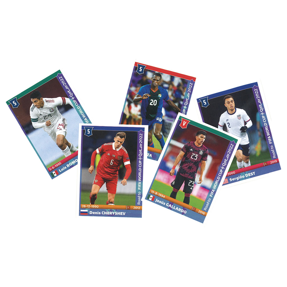 Panini - Road To Fifa World Cup Qatar 2022 Sticker - Pack of 5