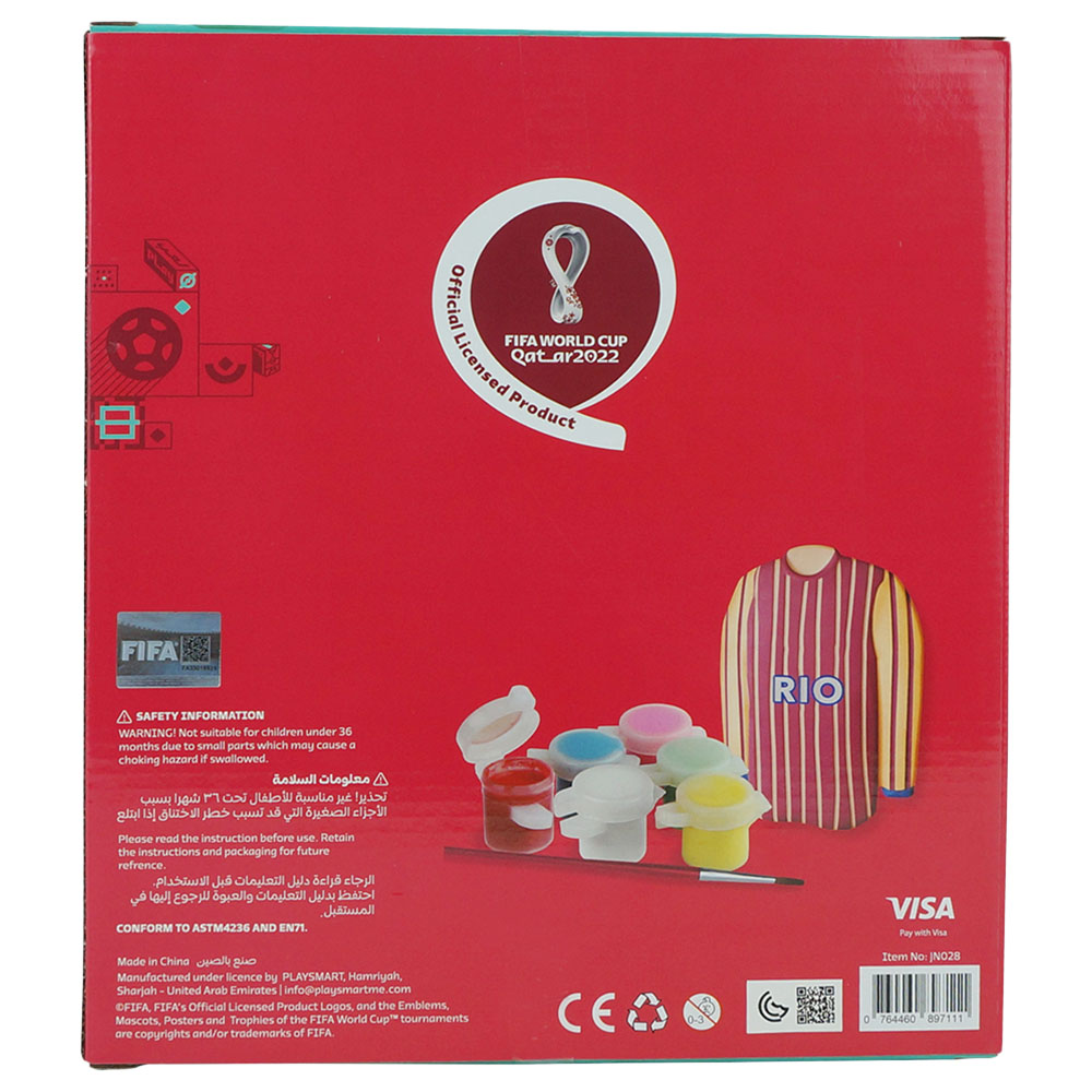 Fifa - Fabric Paint Set For Clothes With Paint Brush