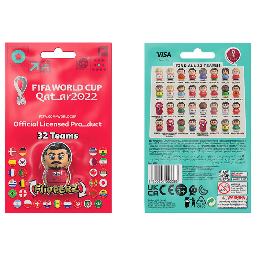 Fifa - World Cup Qatar 2022 Flipperz Lucky Bags - Assorted 1pc