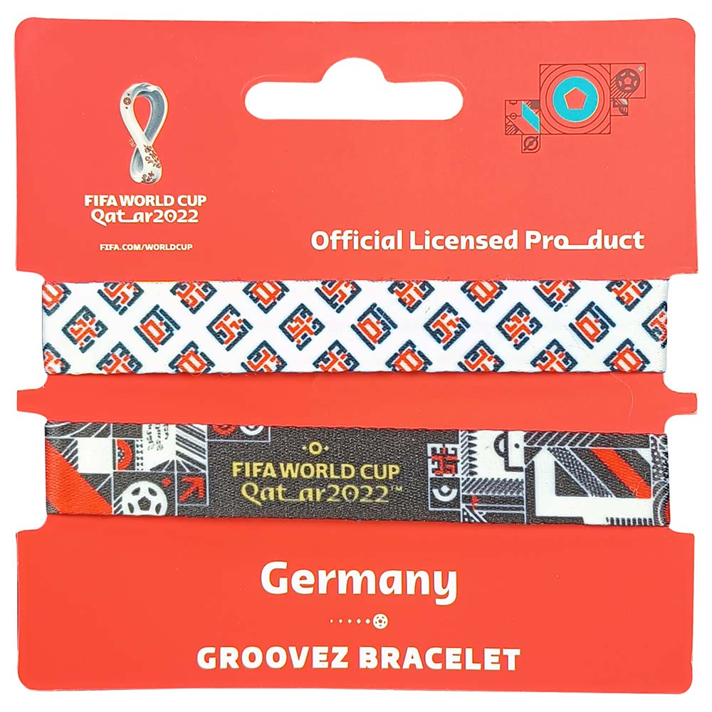 Fifa - Fabric Fashionable Qatar 2022 World Cup Country Team Nylon Wrist Band - Germany 1pc - Assorted