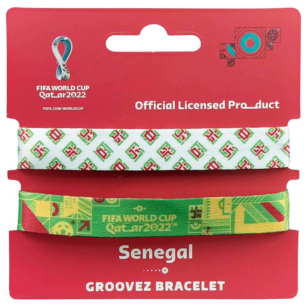 Fifa - World Cup Qatar 2022 Groovez Bracelet - Senegal