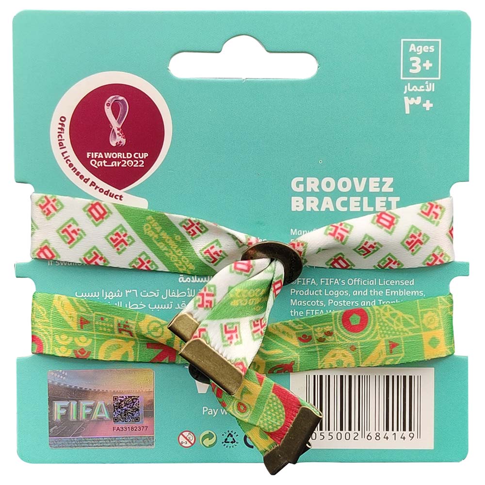 Fifa - World Cup Qatar 2022 Groovez Bracelet - Senegal
