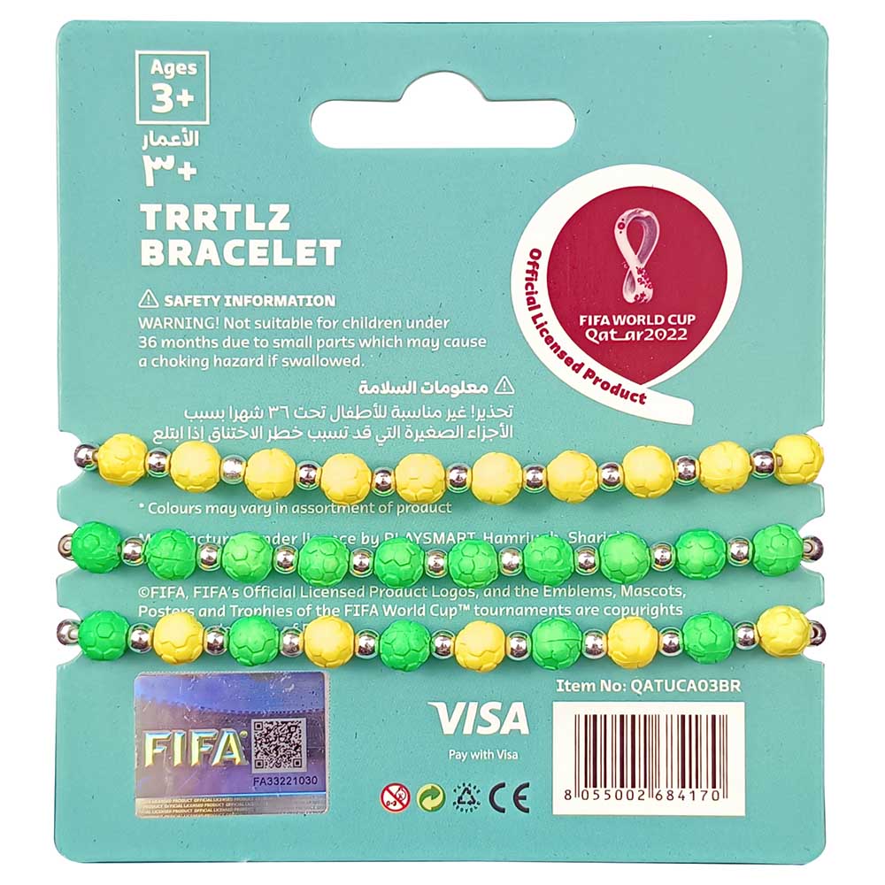 Fifa - World Cup Qatar 2022 Trrtlz Bracelet - Brazil