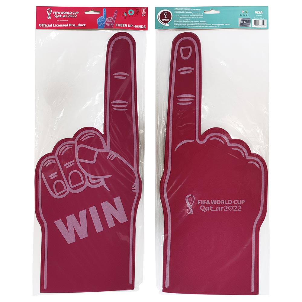 Fifa - Team Color Cheerleading Foam Hand - Assorted 1pc