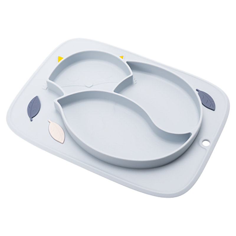 Innogio Gio Fox Plate For Baby - Blue