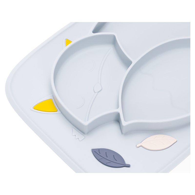 Innogio Gio Fox Plate For Baby - Blue