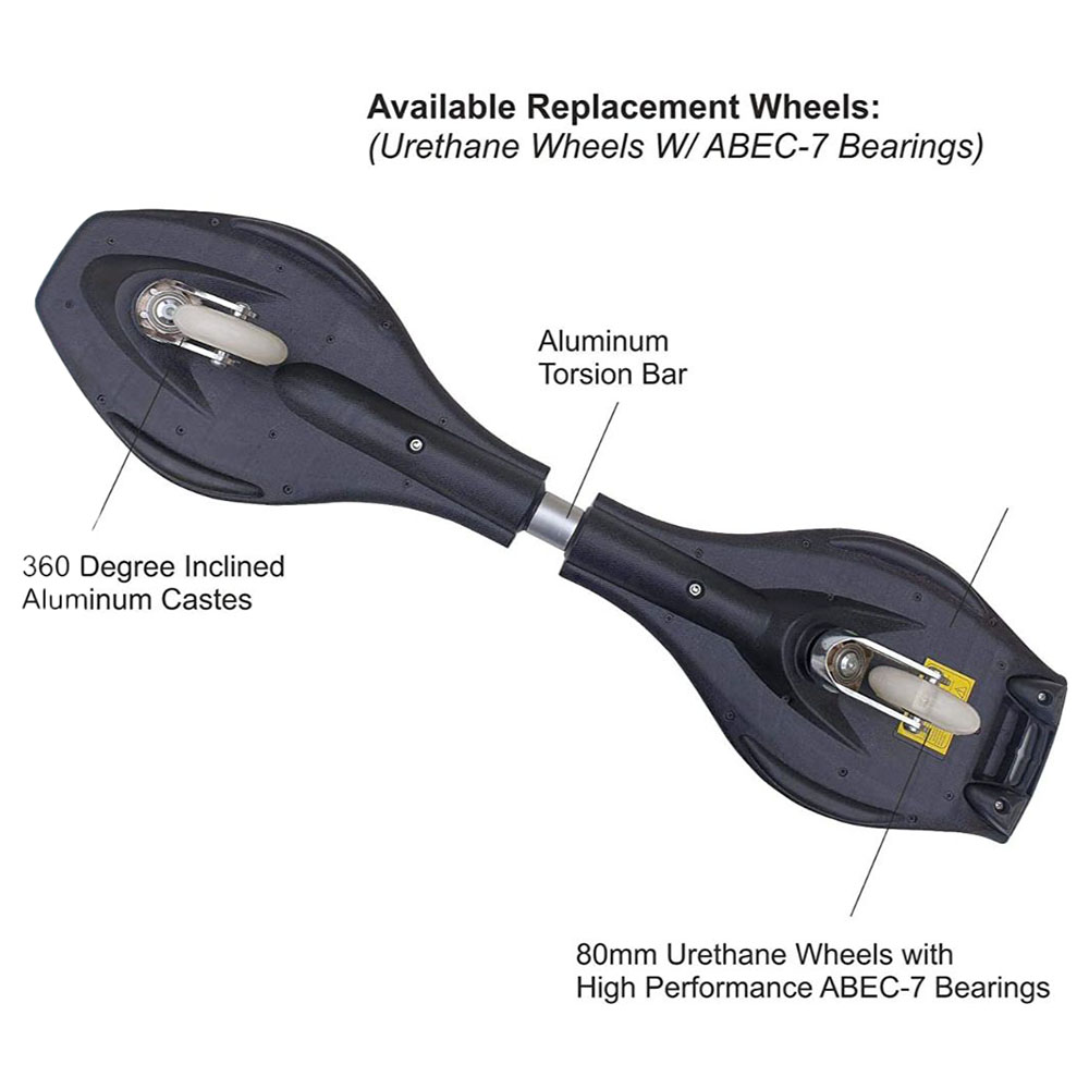 Jaspo - Cruiser Waveboard - Black