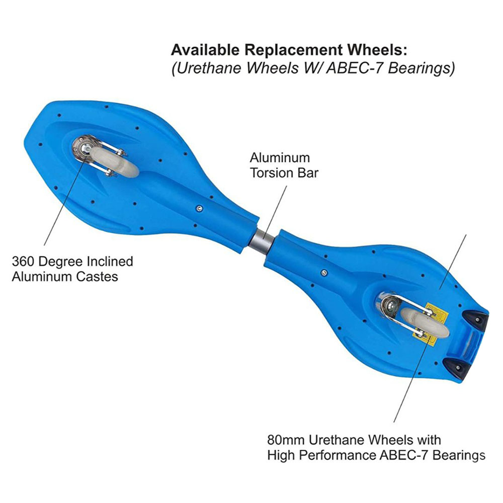 Jaspo - Cruiser Waveboard - Blue