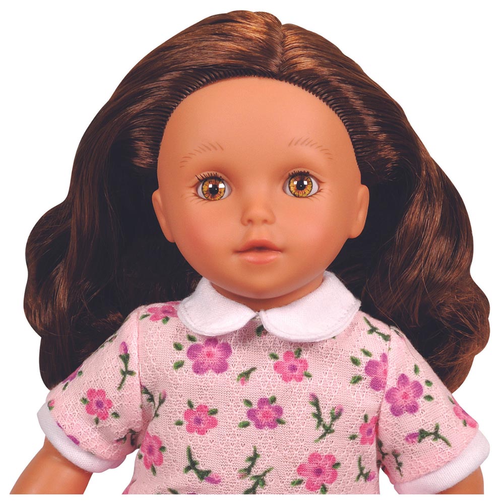 Lotus - Soft-Bodied Hispanic Baby Doll - 11.5-inch - Pink