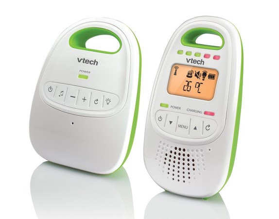 VTech - Digital Audio Baby Monitor with LCD 2-Way Talk - Green
