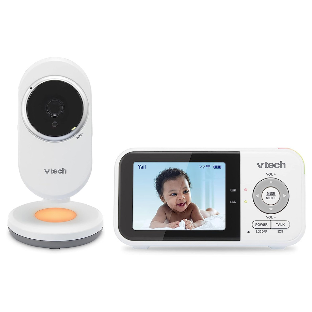 VTech - 2.8” Video Baby Monitor with Night Vision & Talk - White
