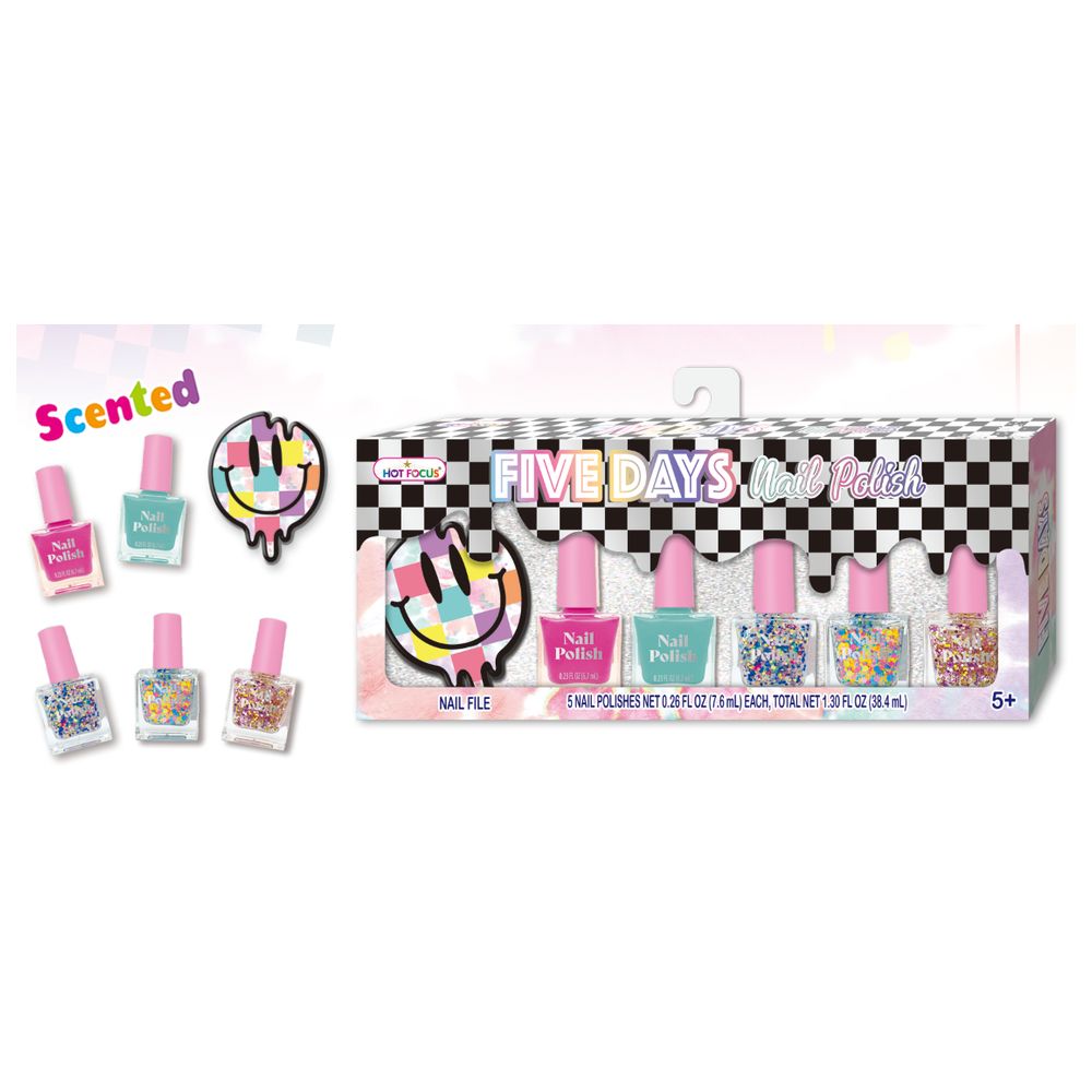 Hot Focus - Cool Vibes Five Days Nail Polish Set