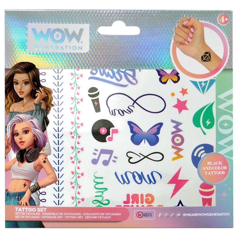 Wow Generation - Black & Color Tattoos