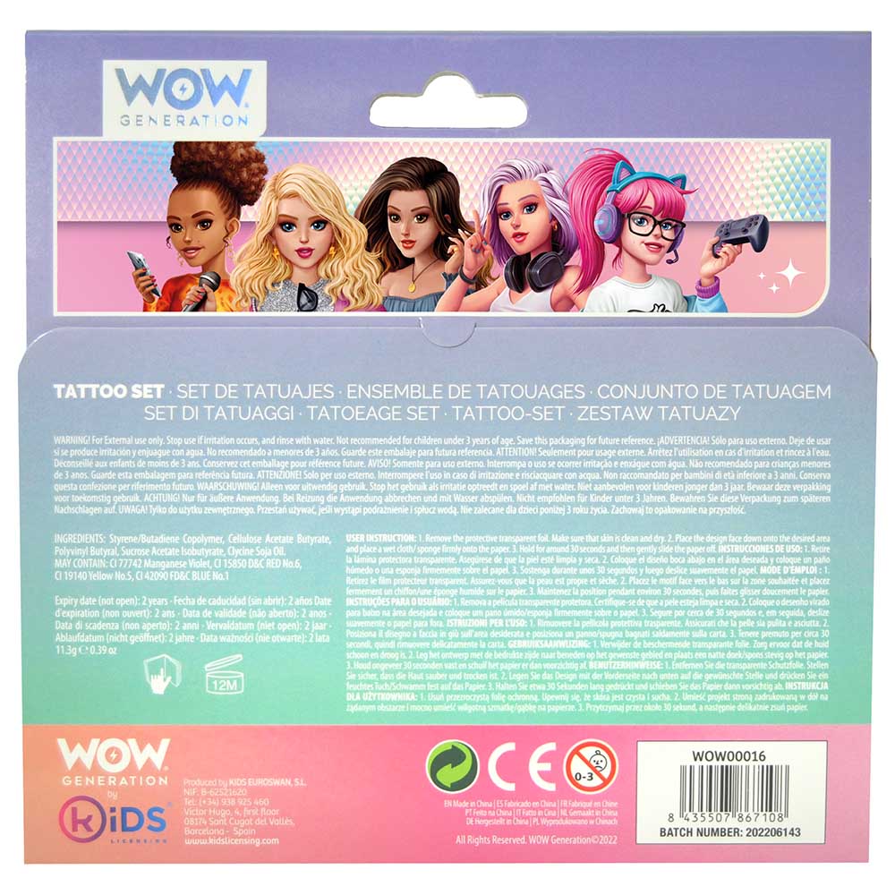 Wow Generation - Black & Color Tattoos