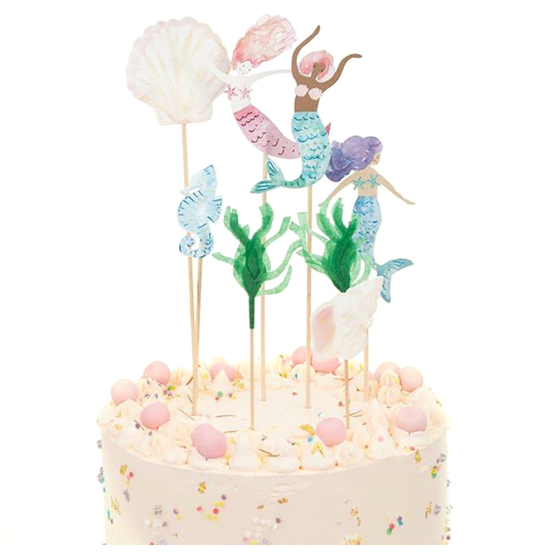 Meri Meri - Mermaid Cake Toppers Pack of 7