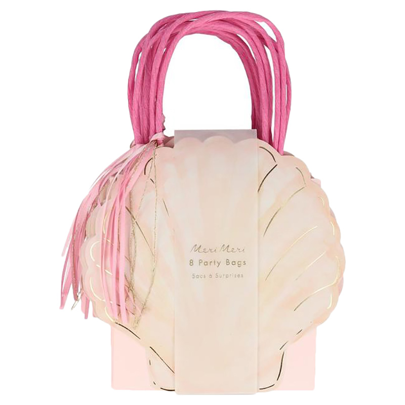 Meri Meri - Mermaid Party Bags Pack of 8 - Pink