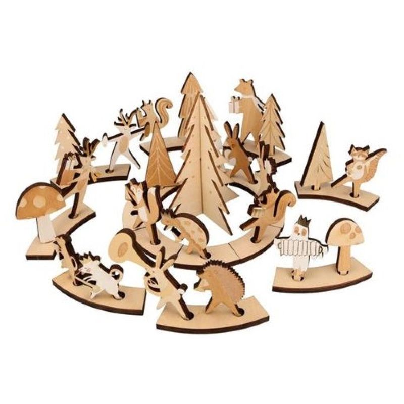 Meri Meri Wooden Marching Band Advent Calendar 