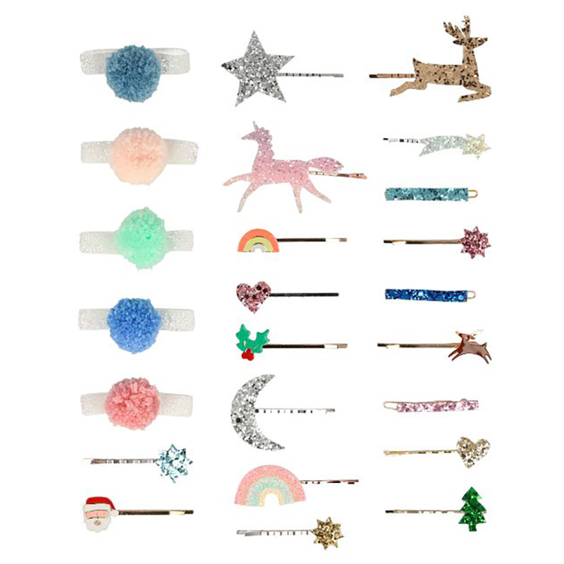 Meri Meri Hair Accessories Advent Calendar Suitcase