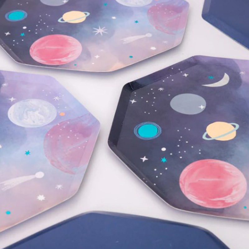 Meri Meri - Space Dinner Plates - 8Pcs