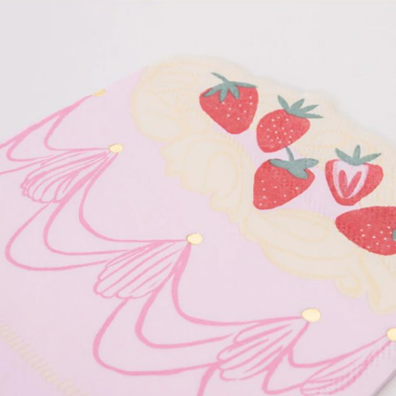 Pink Cake Napkins - Thumbnail 5