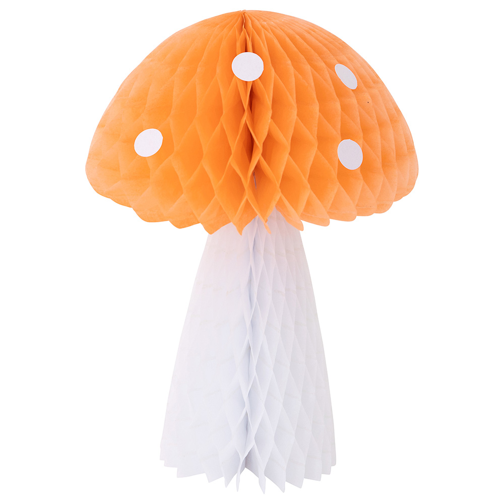 Meri Meri - Honeycomb Mushroom Decorations - Pack of 10