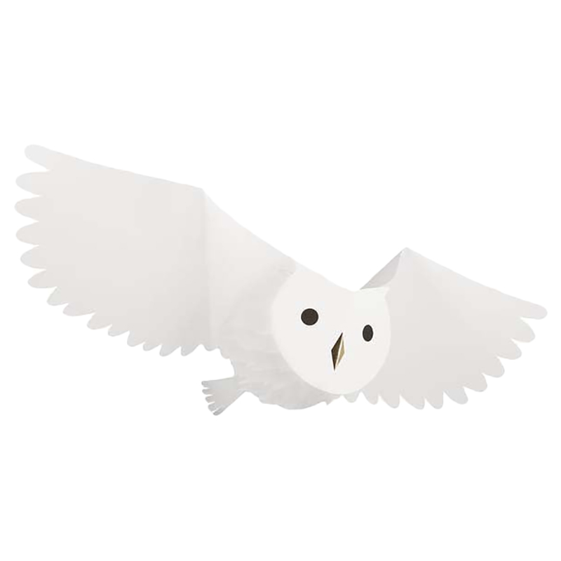 Meri Meri - Honeycomb Owl Decoration - 3pcs
