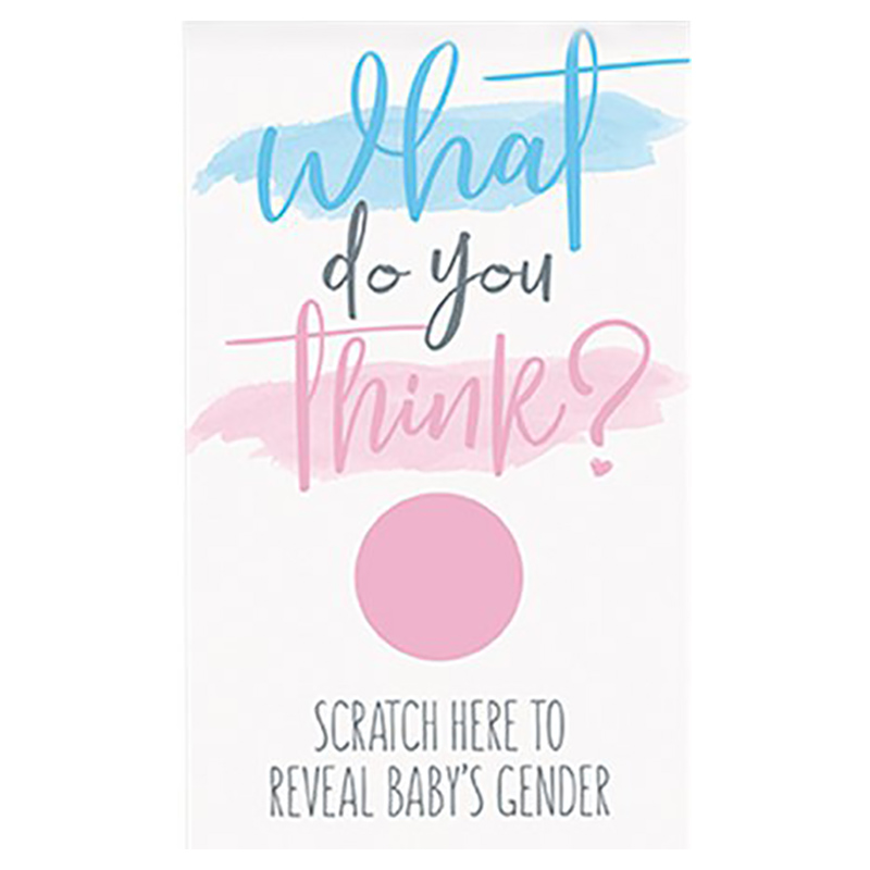 Party Camel - Gender Reveal Scratch Card - Girl