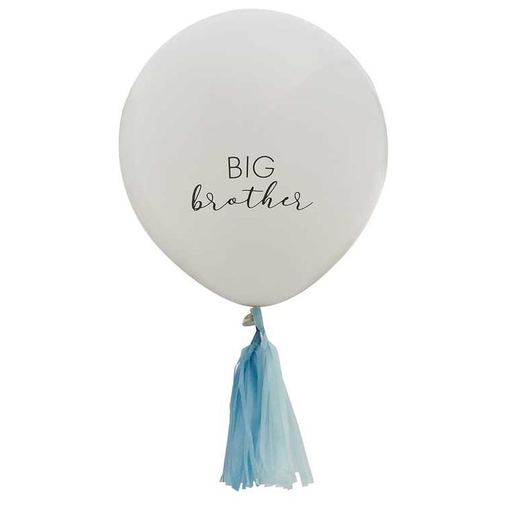 Ginger Ray - Big Brother Balloon with Blue Tassels