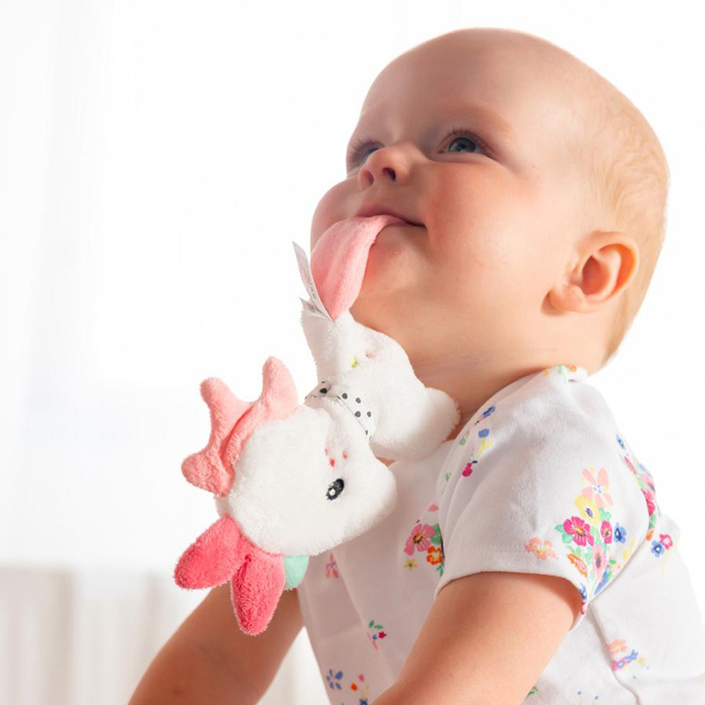 A Thousand & One Cuddles - Baby Sensory Crinkle Plush Toy - Unicorn