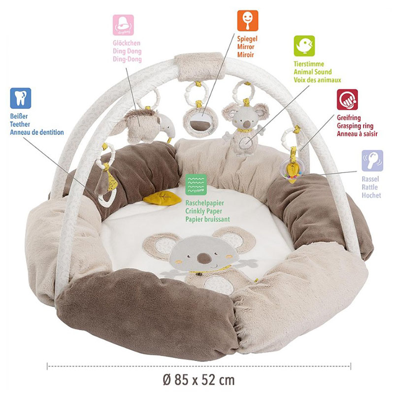 A Thousand & One Cuddles - 3D Activity Nest Australia - Brown