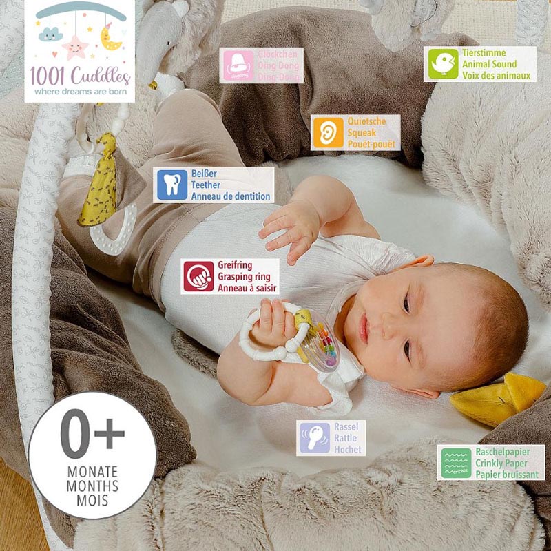 A Thousand & One Cuddles - 3D Activity Nest Australia - Brown