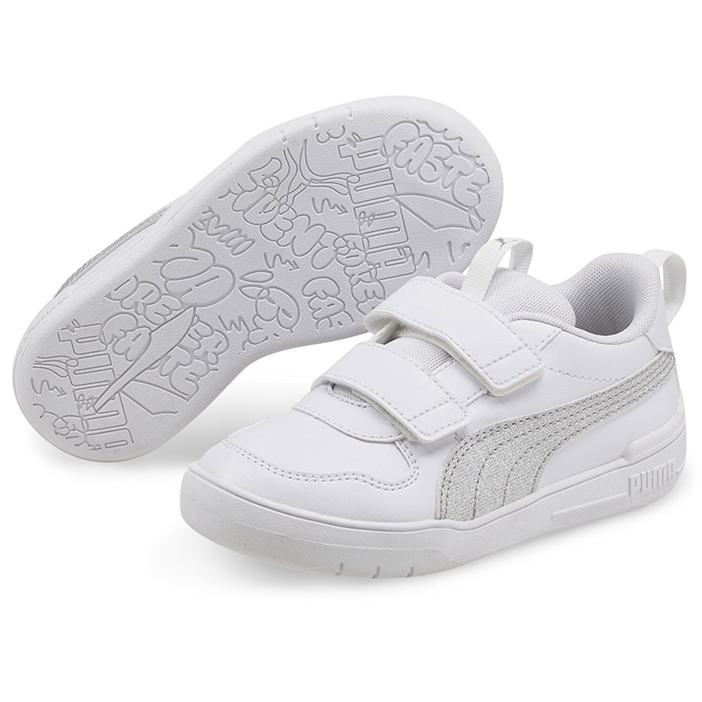 Puma Multiflex Glitz Fs V Ps Trainers - White