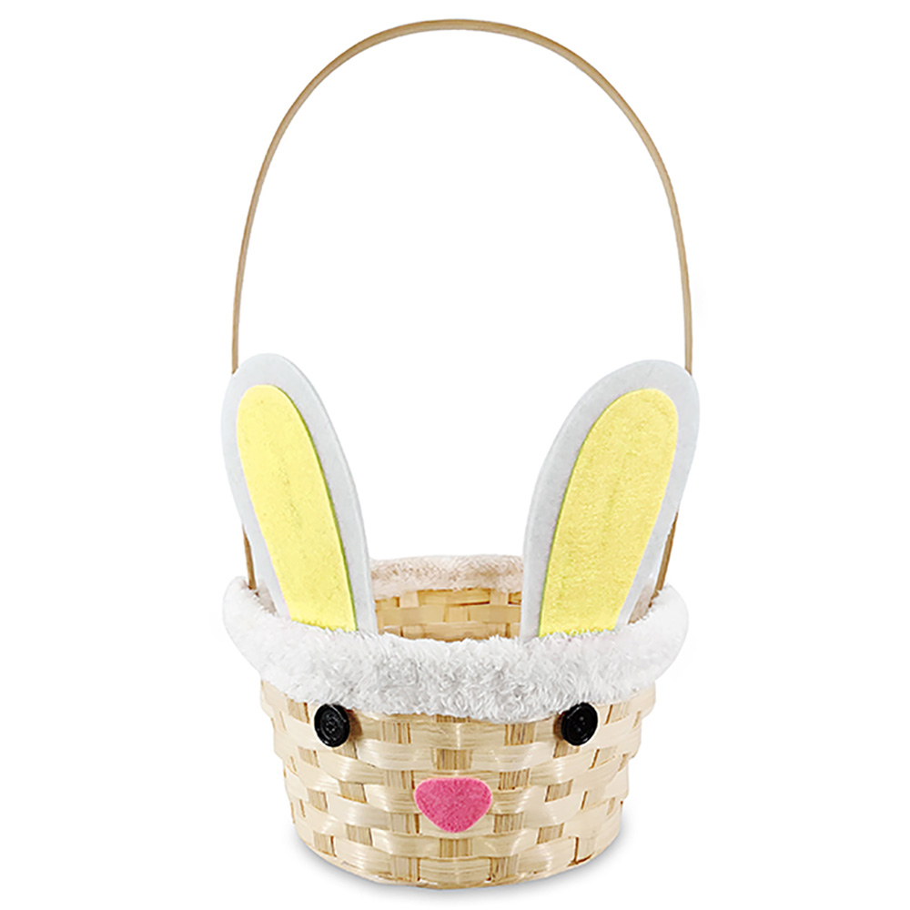 Party Magic - Easter Bamboo Bunny Basket - 1pc Assorted