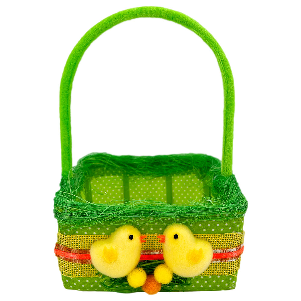 Party Magic - Easter Basket with Chicks - Green