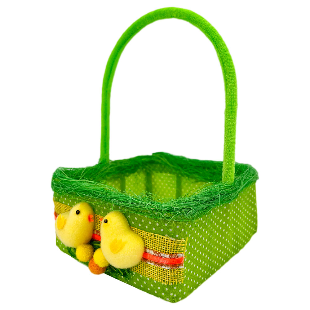 Party Magic - Easter Basket with Chicks - Green
