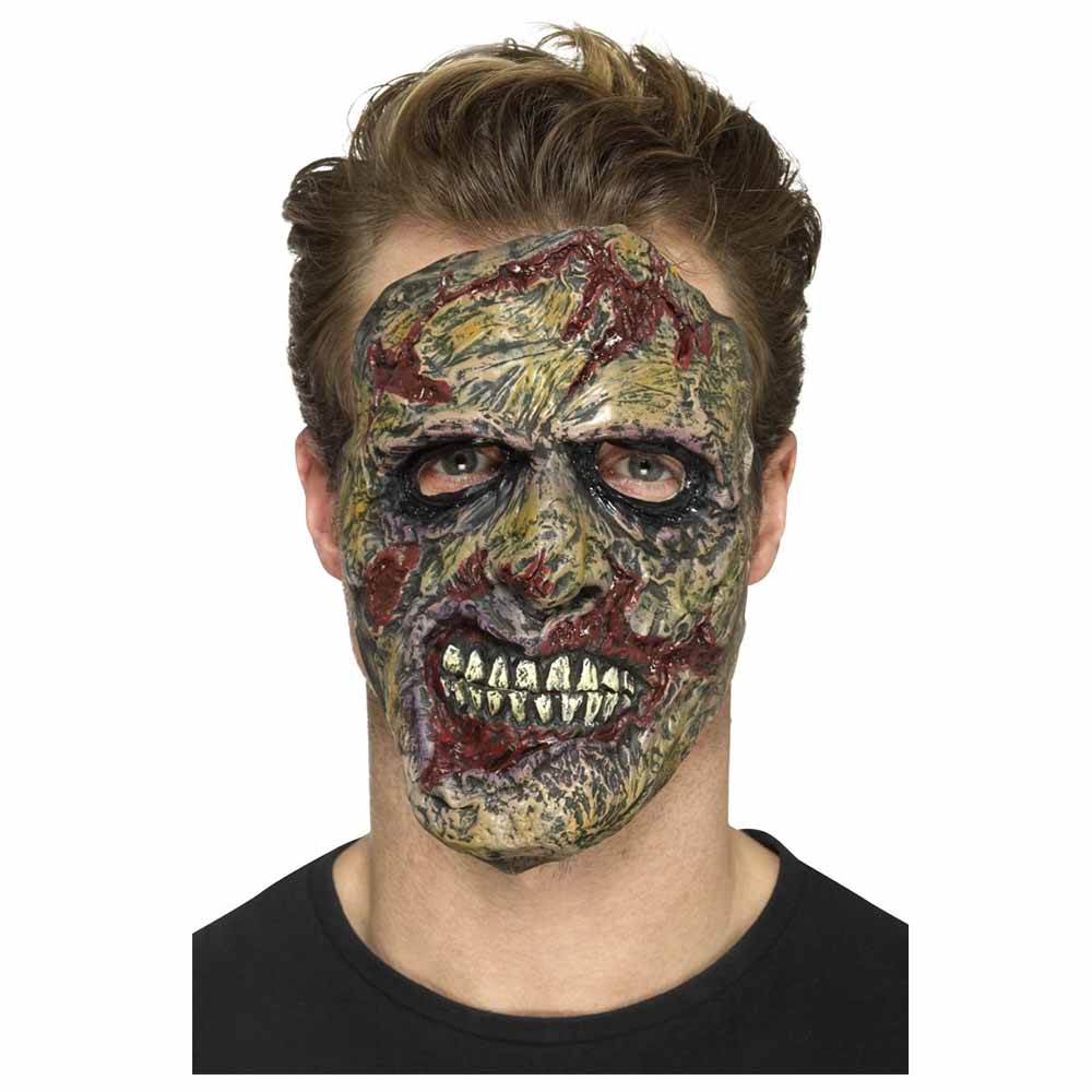 Smiffys - Foam Latex Zombie Face Prostetic