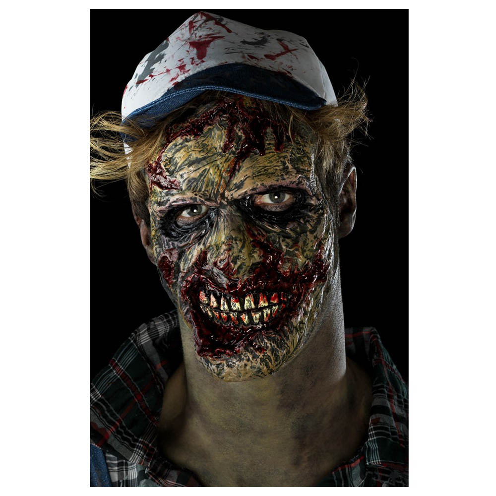 Smiffys - Foam Latex Zombie Face Prostetic