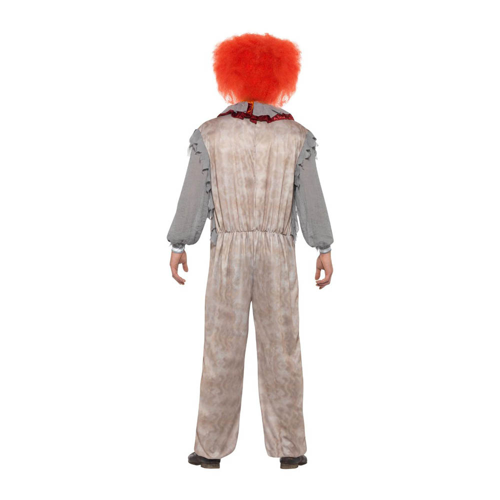 Smiffys - Ruffle Neck Clown Jumpsuit Costume For Men