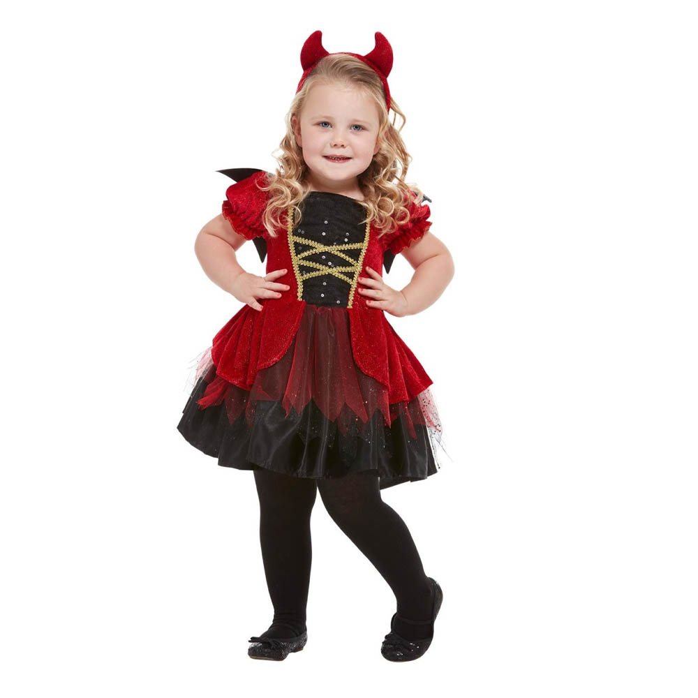 Smiffys - Toddler Devil Girls Costume