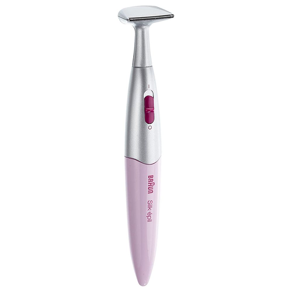 Braun Silk-Epil 3-in-1 Trimmer with 4 Extras Heads - Pink