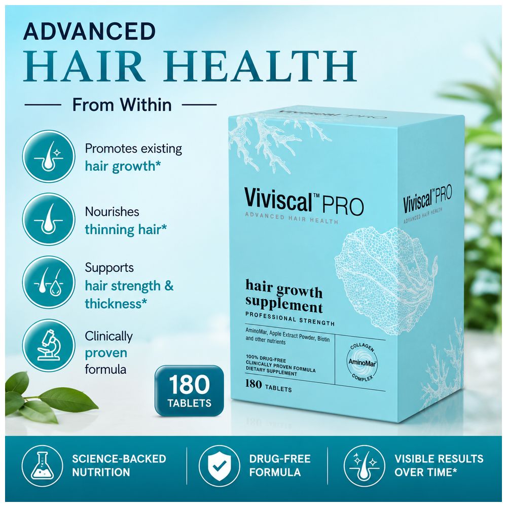 Viviscal - Professional Hair Growth Supplement for Men and Women - 180 Tablets