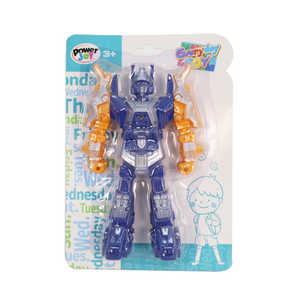 Power Joy - Everyday Toy Robot with Light – qty 1- assorted – Colour may vary