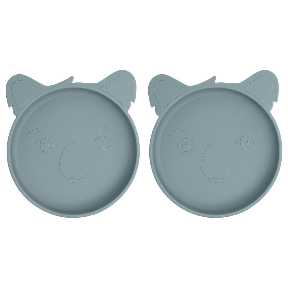 Nuuroo Akila Silicone Koala Plate Pack of 2 - Lead